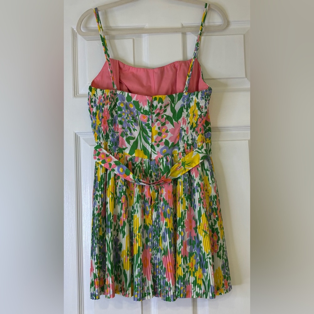 1960’s Vintage‎ Gabar Floral Multicolor Pleated Sunsuit Swimsuit Small Medium - Picture 3 of 12